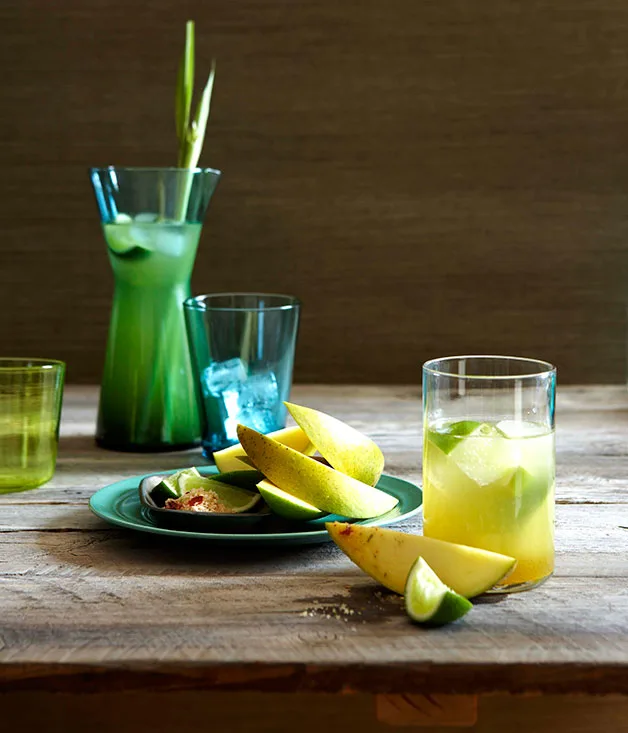 Mango, ginger and lemongrass cordial