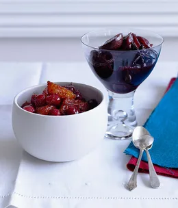 Blood plum, star anise and nebbiolo relish