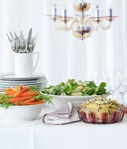 Rocket, fennel, apple and Roquefort salad