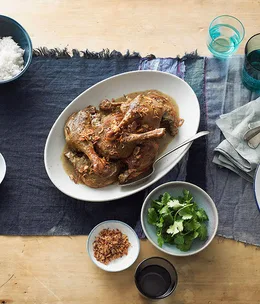 Duck with cumin (Itik jintan putih)