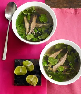 Duck and ginger soup