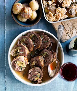 Slow-roasted lamb neck and shiraz