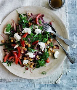 Persian-style chickpea salad