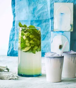 Cucumber and gin punch