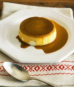 Caramel panna cotta