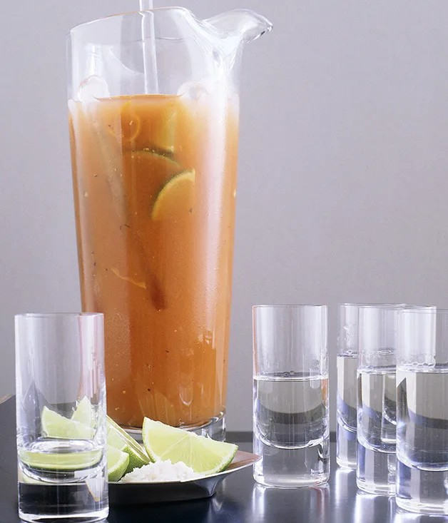 Tequila and sangrita