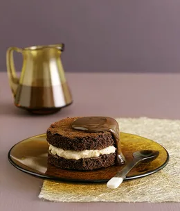 Chocolate chestnut cakes