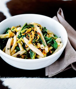 Casarecce with sweet and sour broccoli rabe