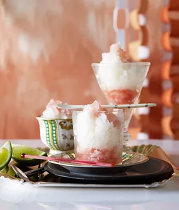 Tequila Sunrise slushie