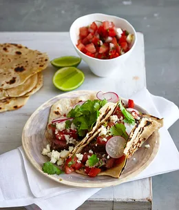 Carne asada tacos