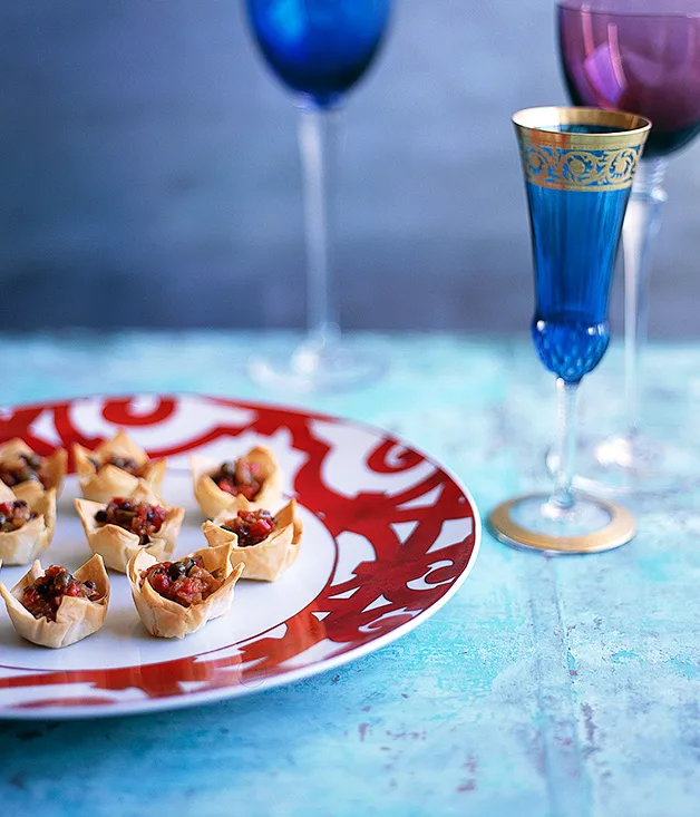 Caponata tartlets
