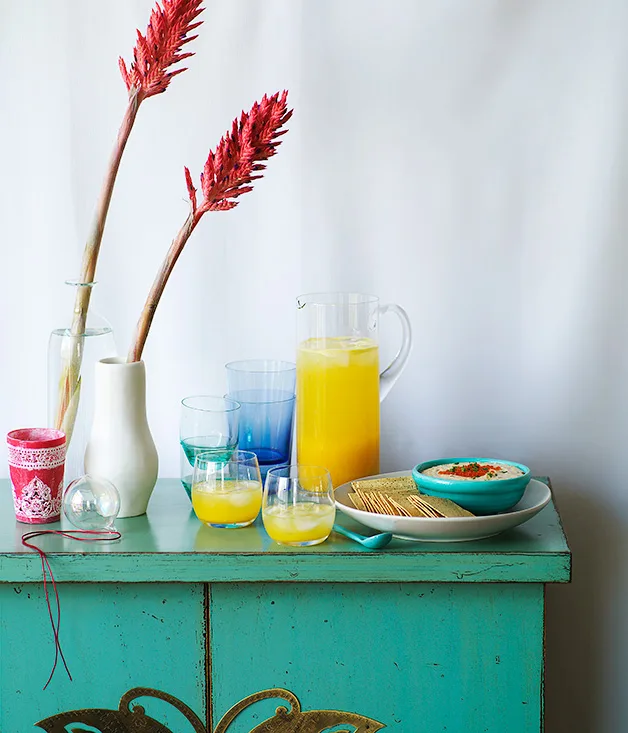 Pineapple, passionfruit and ginger punch