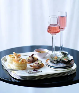 Prawn and chive vol-au-vents