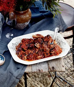 Capretto with olive oil, tomato and smoked paprika