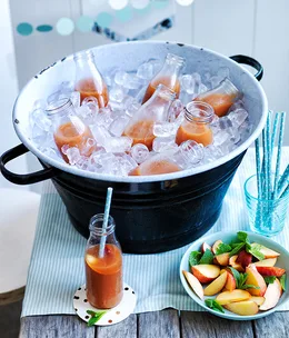 Peach-Ginger Punch with Rye