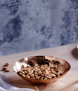 Salted almonds toasted in olive oil