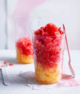 Blood orange and Aperol slushie