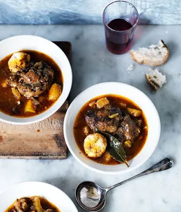 Oxtail and dumpling soup