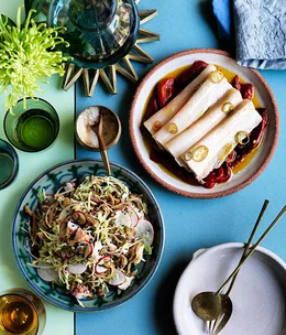 Pork and octopus salad