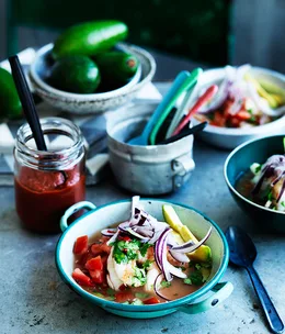 Ceviche en carretas