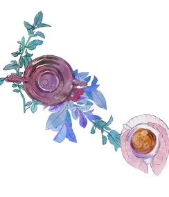 Brewing herbal tea from your garden