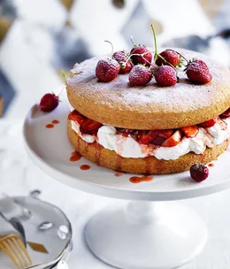 Making sponge cake with whole grains