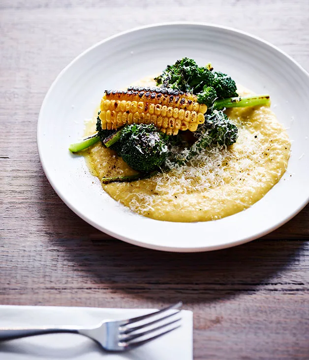 Corn and broccolini