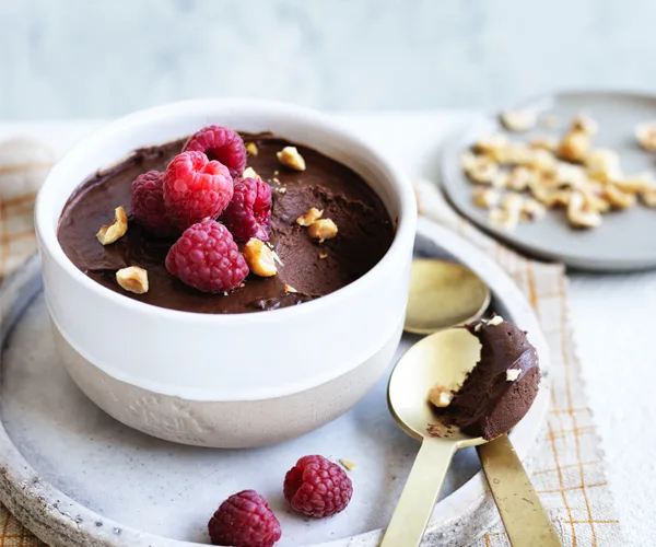Avocado-chocolate mousse