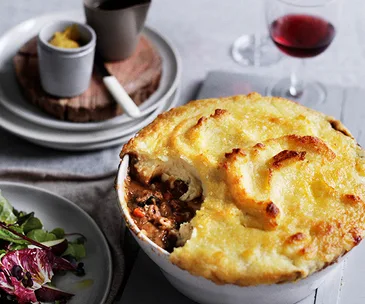 Lamb neck shepherd’s pie