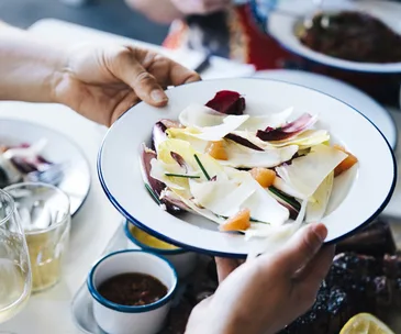 Witlof, grapefruit and pecorino salad