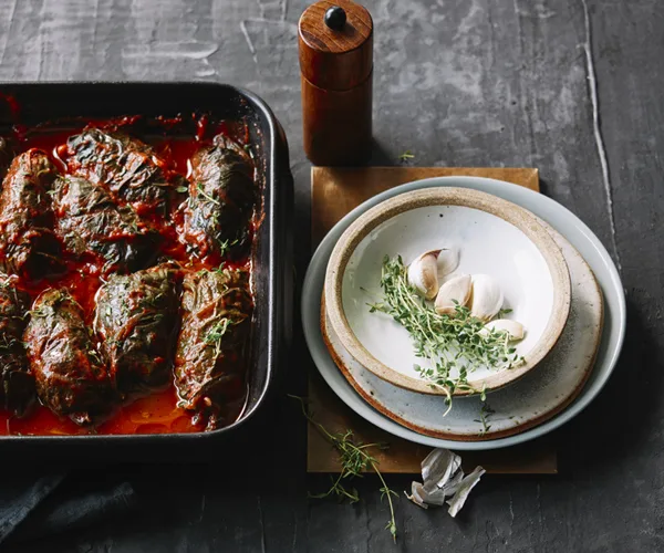 Paulette Whitney's Mum's silverbeet rolls