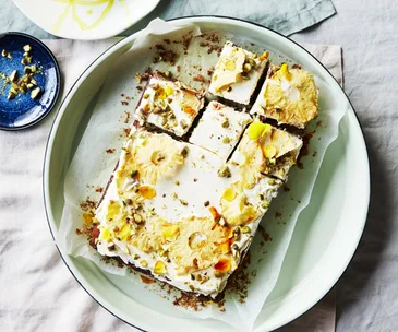Pineapple and coconut cake
