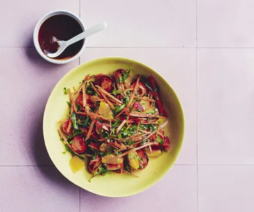 Carrot, orange and harissa Salad