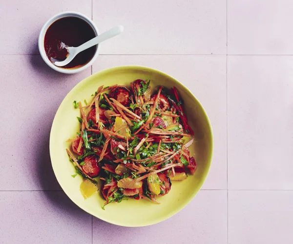 Carrot, orange and harissa Salad