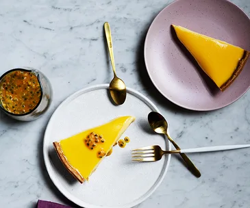 Passionfruit tart