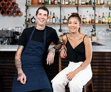 Hartyard's new owners Jarrod Walsh and Dot Lee