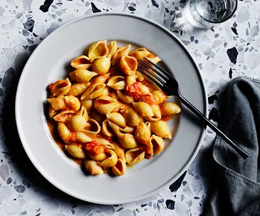 Conchiglie with vodka sauce