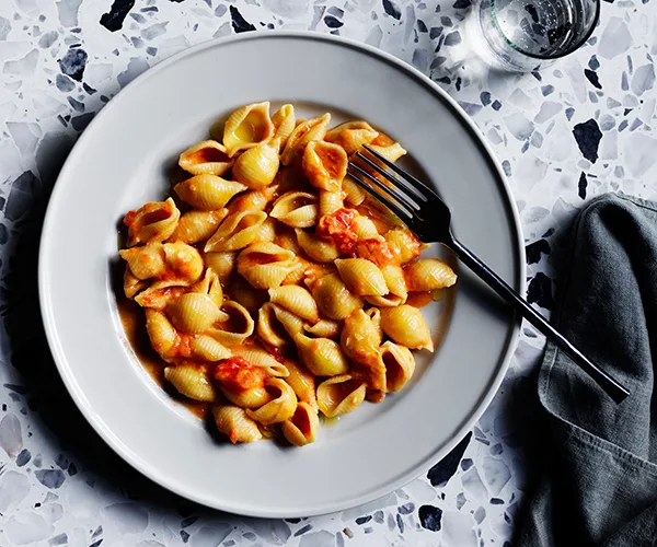 Conchiglie with vodka sauce