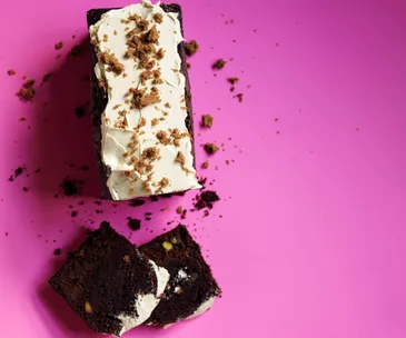 Chocolate, apricot and rum pound cake