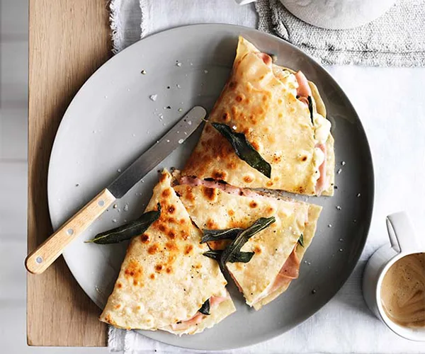 Mortadella breakfast sandwich recipe