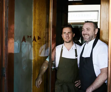 Clinton McIver (Amaru) and Joel Bickford (Aria Sydney)