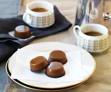 Chewy salted caramel chocolates