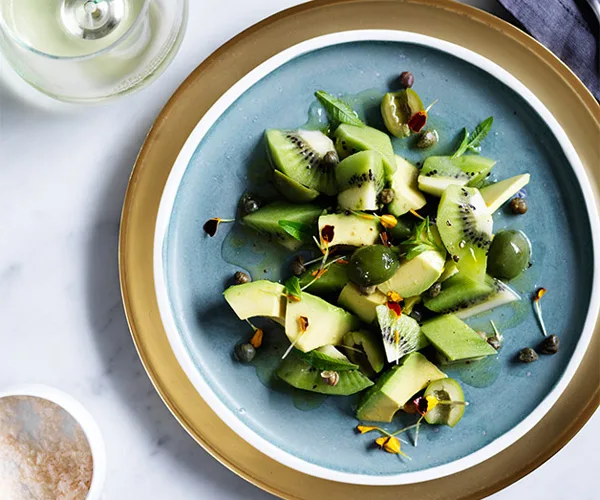 Avocado and kiwi salad Beau Clugston