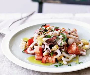 Sicilian calamari salad