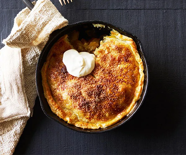 Skillet apple pie recipe