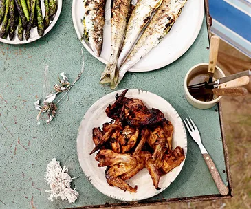 Sambal grilled chicken wings