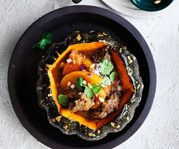 Beef and pumpkin stew