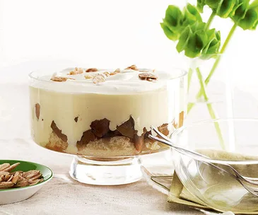 Apple and Calvados trifle
