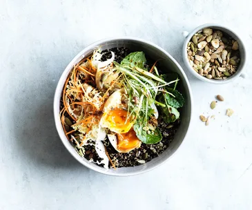 Quinoa breakfast bowl