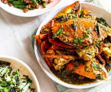 Grandma’s Fijian mud crab curry by Louis Tikaram